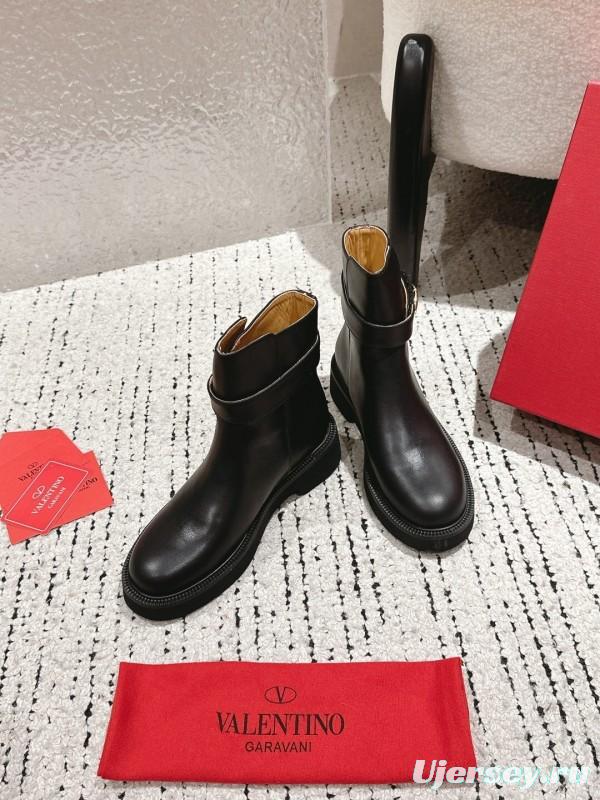 Valentino 2025 SS Collection Metal Element Short Boots - LY00330