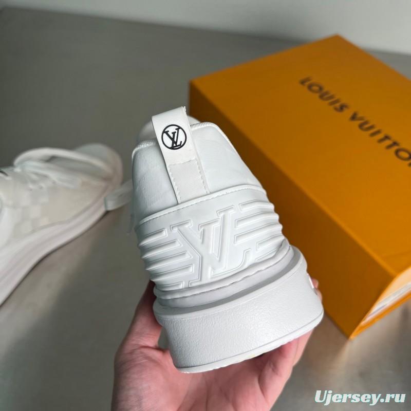 Louis Vuitton Beverly Hills Monogram Knit Sneakers with Imported IP Foam Sole - YC