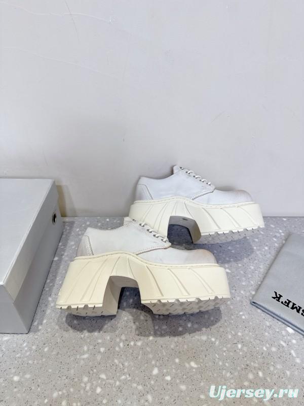 SMFK 2025SS Derby Shoes with Thick Sole Platform - LY00260