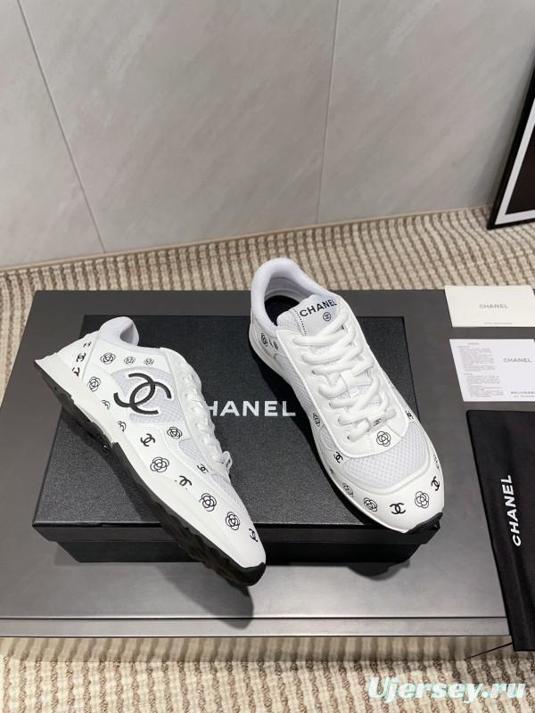 Chanel Silver Horn King II Casual Series Sports Shoes - KFY00330