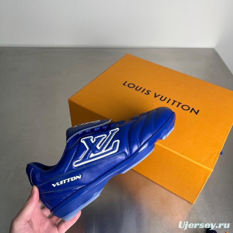 Louis Vuitton Footprint Soccer Sneakers Unisex Sport Shoes - Footprint Soccer