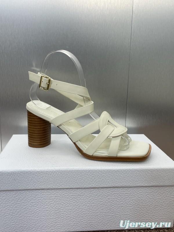 Dior D-Club Spring Summer New Jelly Color Hollow Layered Cross Strap High Heel Women Shoes - KFY00290