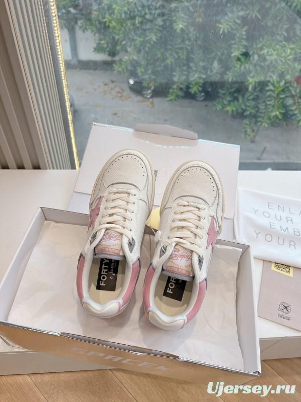Golden Goose G411 Spring Summer Retro Running Shoes with Soft Sole - KFY00320
