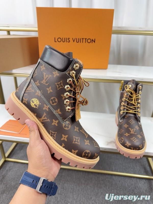 Timberland 6-Inch Monogram Ankle Boots Water-Resistant Suede Collaboration Edition - LY00380