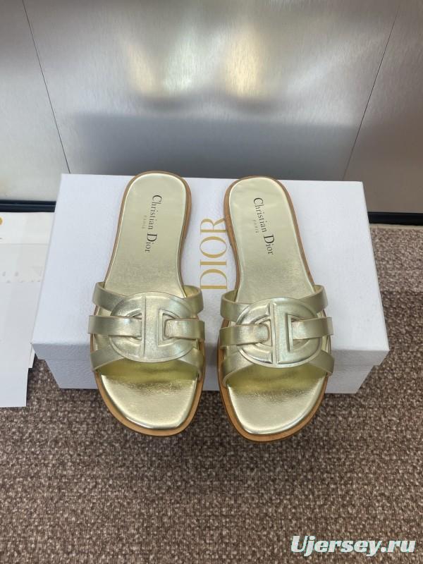 Dior D-Club Jelly Color Hollow Layered Cross-Strap Women Sandals - KFY00280