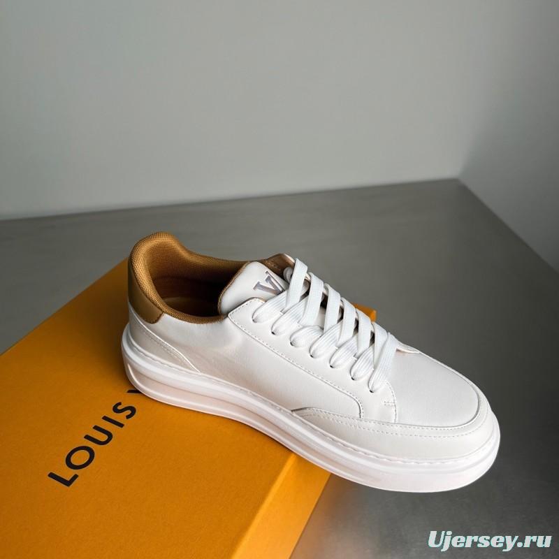 Louis Vuitton Beverly Hills Low-Top Fashion Sneakers Unisex Couple Style - YC