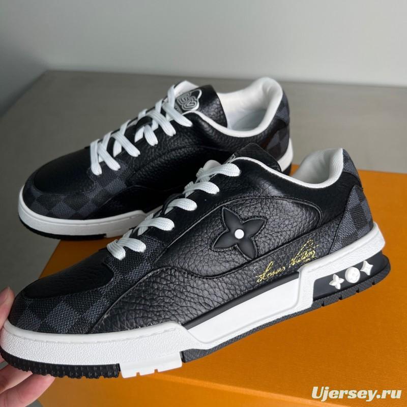 Louis Vuitton 2025 Spring Summer Collection Luxury Replica Sneakers with Italian Calfskin and Signature Logo - YC