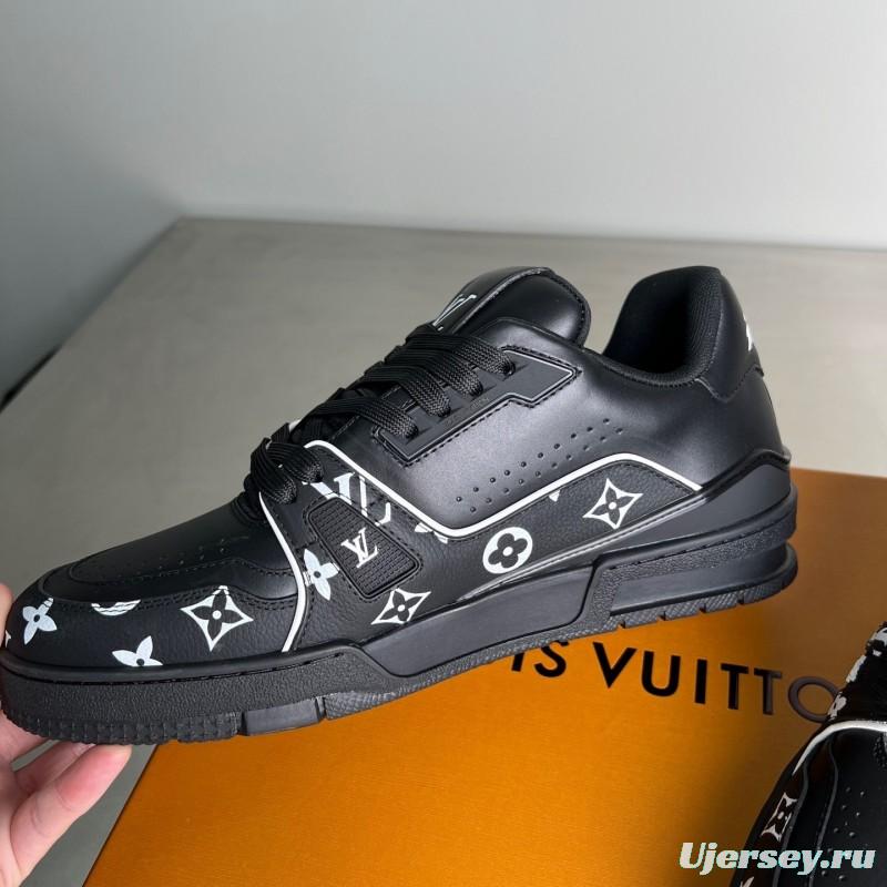 Louis Vuitton 2025 Spring Summer Replica Sneakers with Imported Calfskin and Signature Logo - YC