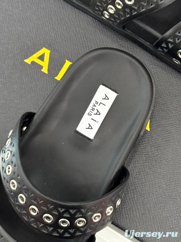 Alaia Spring Summer 2025 Hollow-Out Casual Sandals - KFY00260