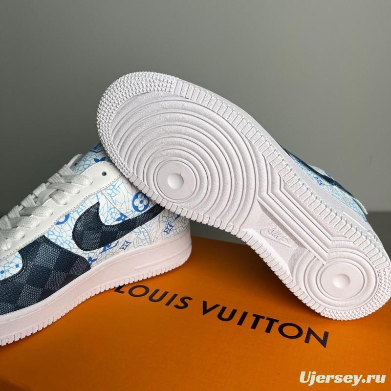 Nike Air Force Collaboration Top Athletic Sneakers - YC