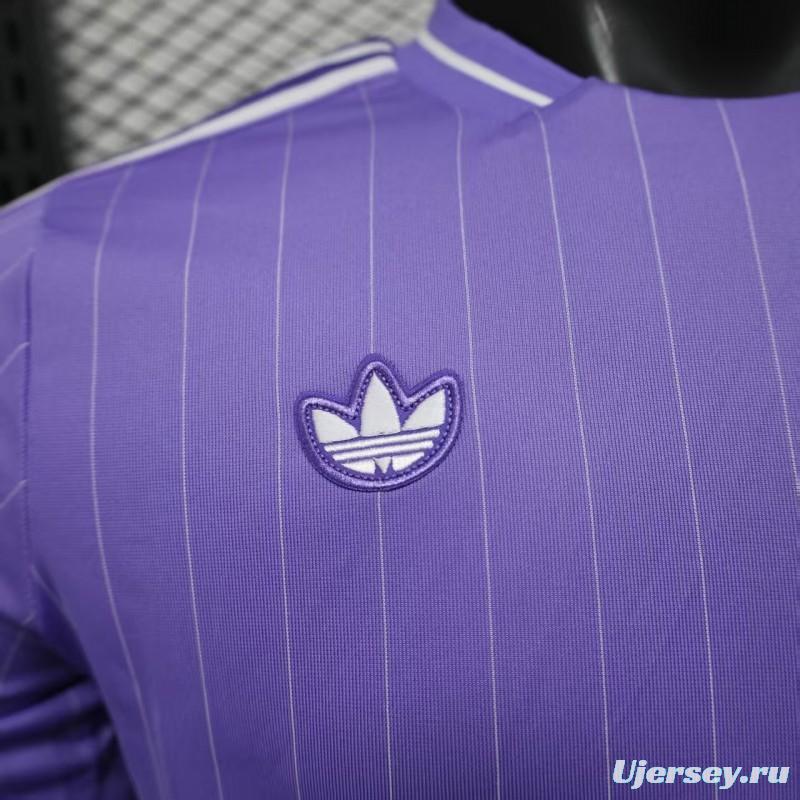 Player Version 25/26 Real Madrid Purple Adidas Original Jersey