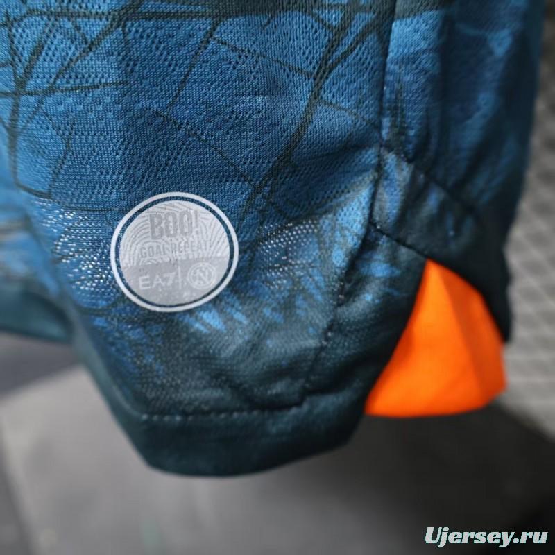 Player Version 25/26 Napoli Halloween Blue Jersey-Glow In Dark