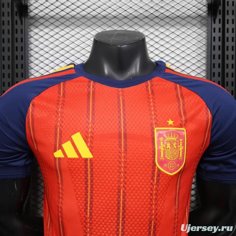 Player Version 2026 Spain Home Jersey