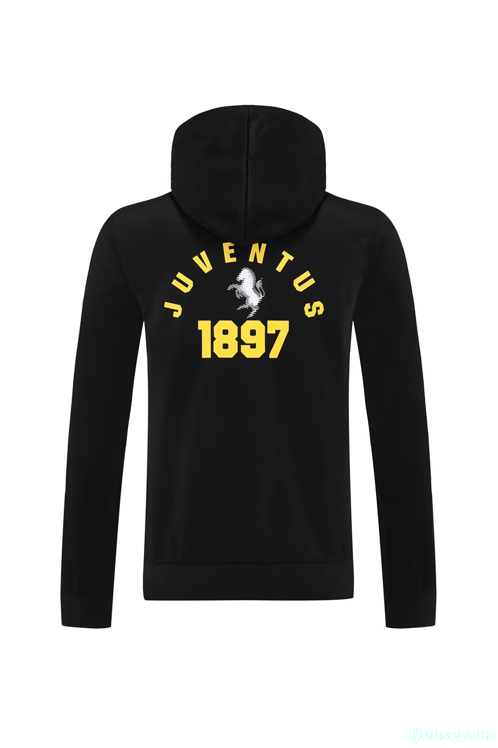 25/26 Juventus Black Sweatshirt Full Zipper Jacket+Long Pants