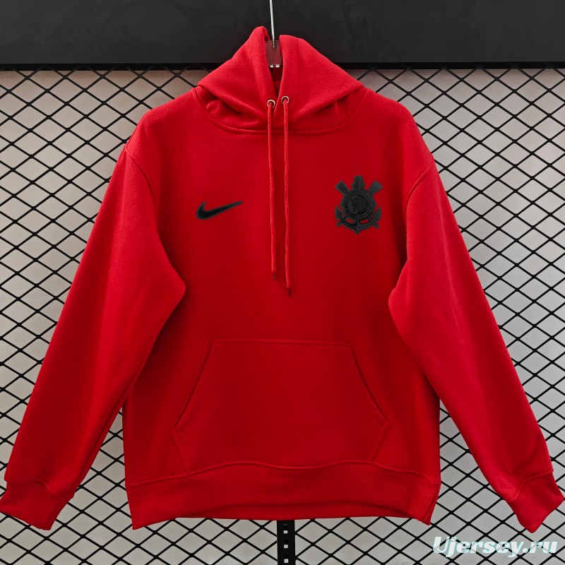 Player Version 25/26 Corinthians Black Full Zipper Jacket-9 Colors