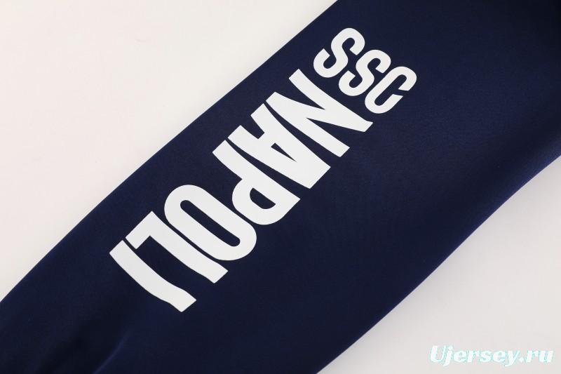 25/26 Napoli Blue/Black Full Zipper Jacket+Long Pants