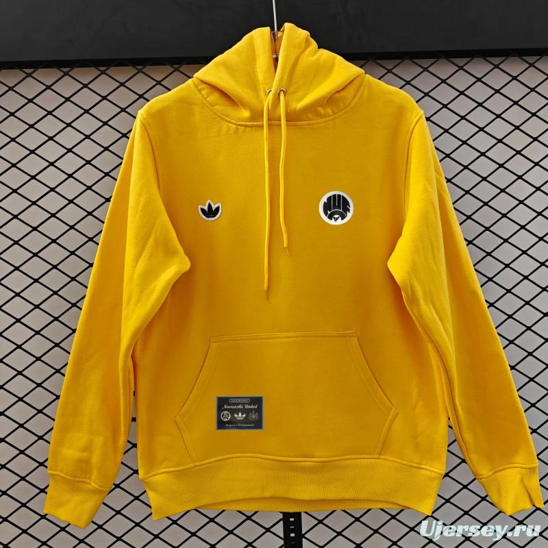 25/26 Adidas x Newcastle United Retro Embroidered Logo Hoodie 9 Colors