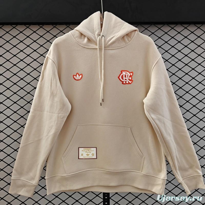 25/26 Flamengo Retro Embroidered Logo Hoodie 9 Colors
