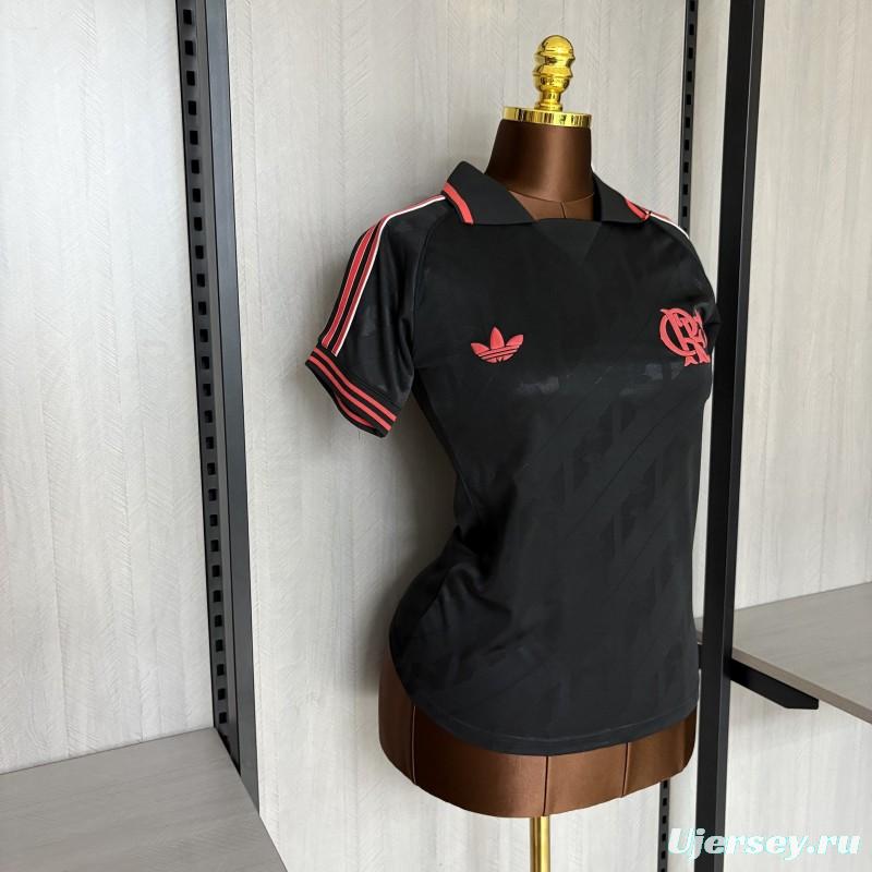25/26 Women Flamenco Retro Black Jersey