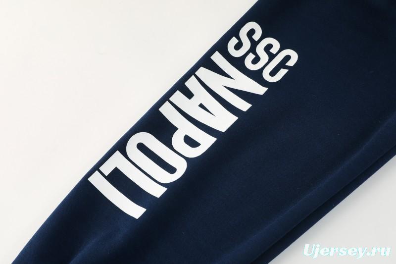 25/26 Napoli  White  Full zipper Jacket Tracksuit+ long pants