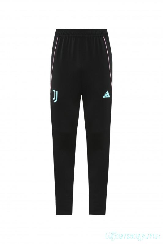 25/26  Juventus Black  Full zipper Jacket Tracksuit+ long pants