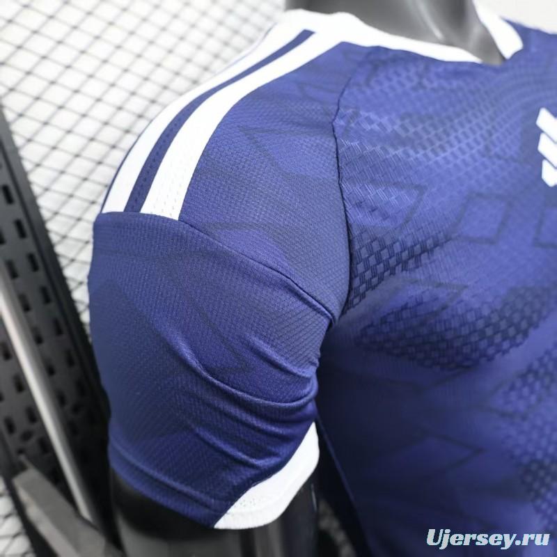 2026 Player Version  Scotland Home Navy Blue  Jersey