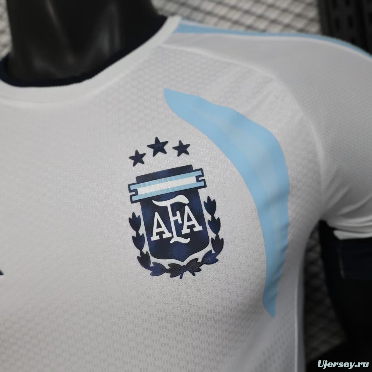 Player Version 2026 Argentina White Training Jersey
