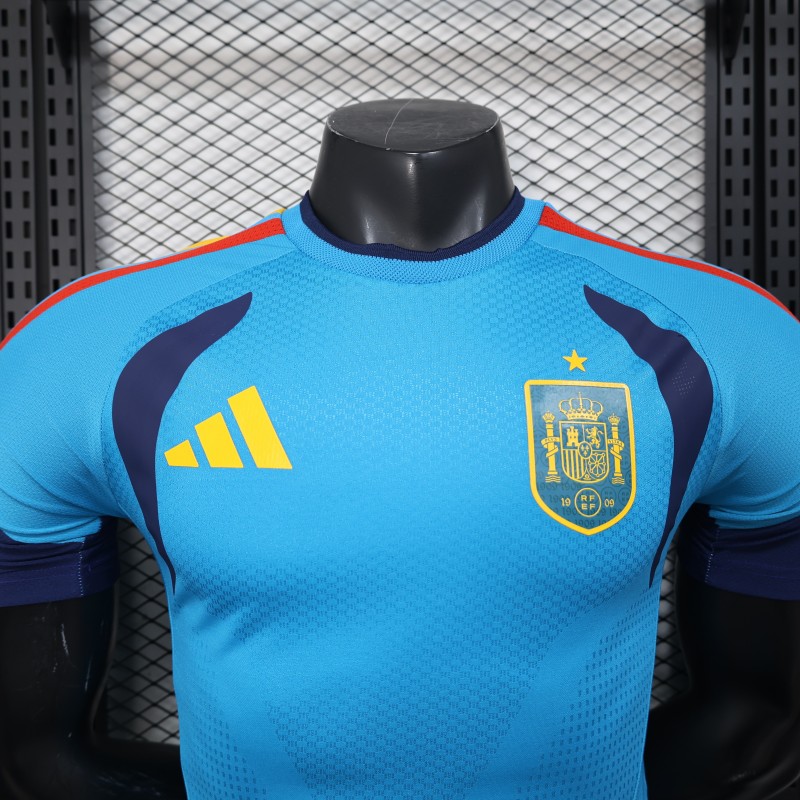 2026 Player Version  Spain  Sky Blue Training Jersey