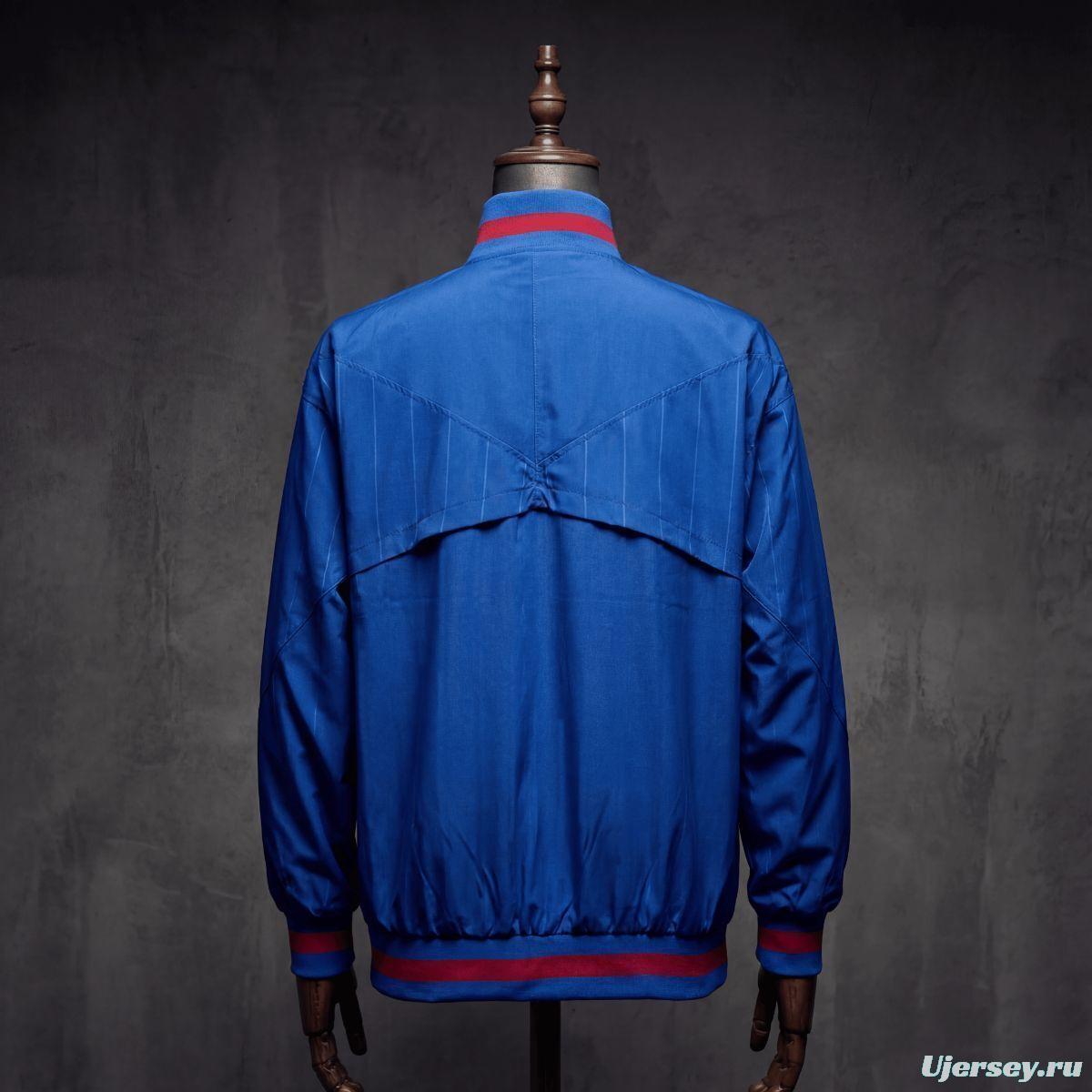 2026 Barcelona Blue Jacket Windbreaker