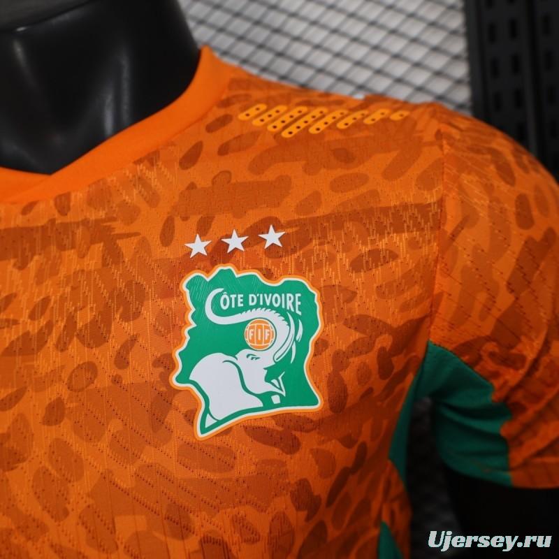 2026 Player Version Ivory Coast Home Jersey