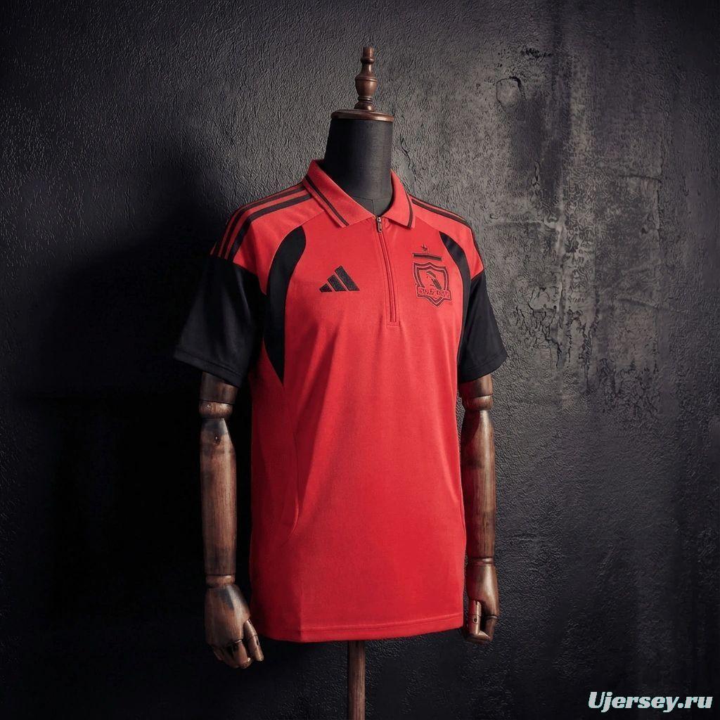 2026 Colo Colo Training Jersey Red Jersey