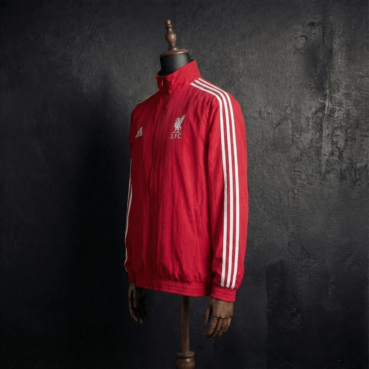2026 Liverpool Red And White Reversible Full Zipper Jacket