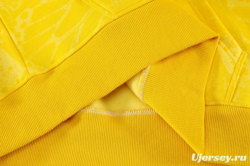 25/26 Colombia Yellow Embroidered Logo Hoodie