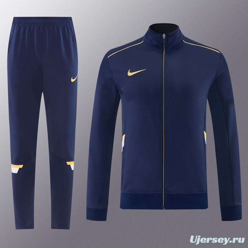 2026 NIKE Navy Full Zipper Jacket + Long Pants