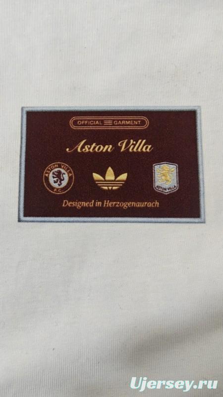 Player Version 2026  Aston Villa x Adidas Home Embroidered Fleece Hoodie 9 Colors