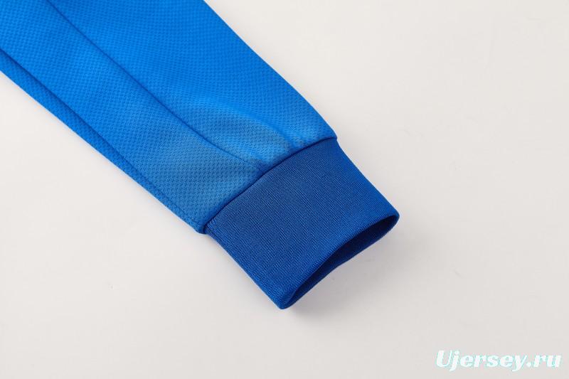 2026 NIKE Blue Full Zipper Jacket + Long Pants