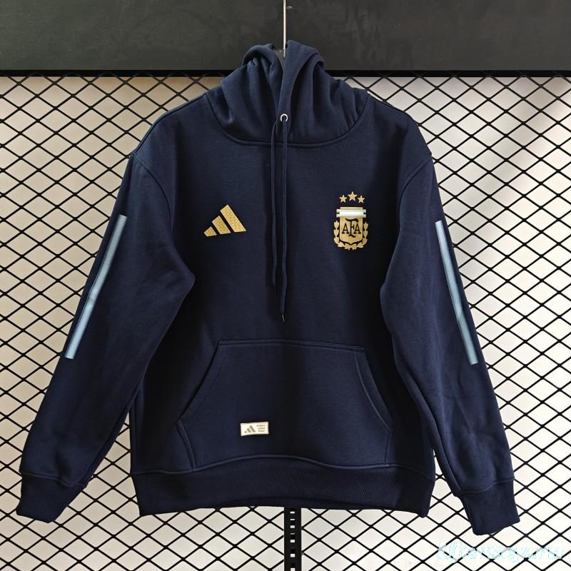 Player Version 2026  Argentina Home Fleece Hoodie 9 Colors