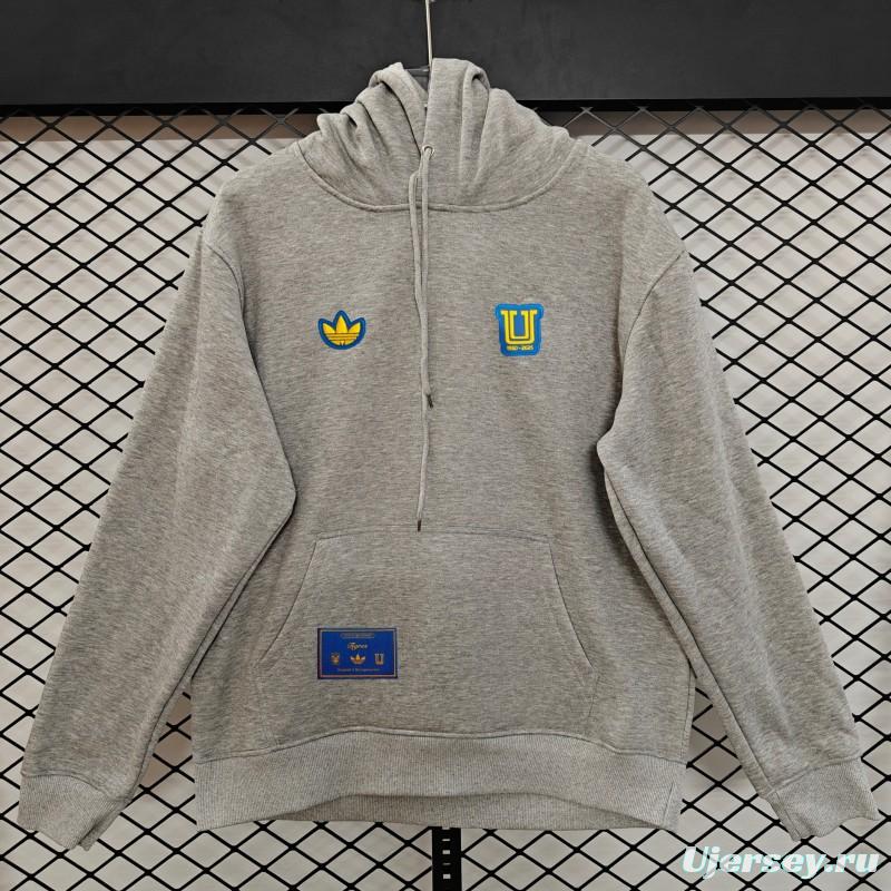 25/26 Tigres UANL Embroidered Logo Hoodie 9 Colors