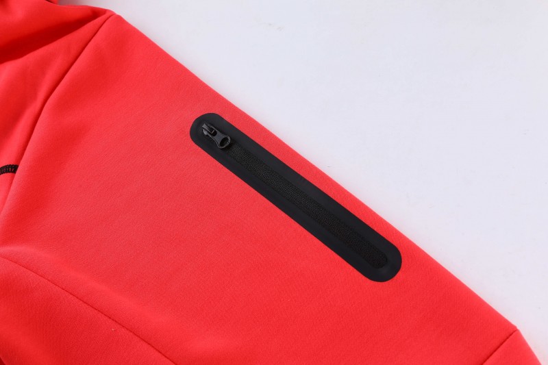 26/27 Liverpool Red Full Zipper Hooded Jacket Tracksuit + Long Pants