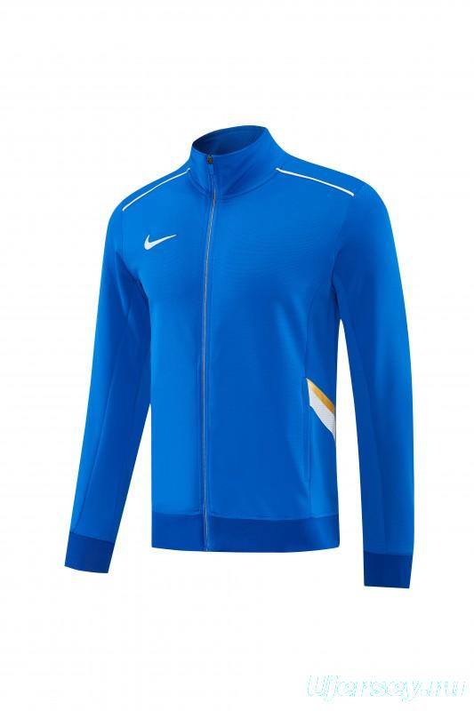 2026 NIKE Blue Full Zipper Jacket + Long Pants