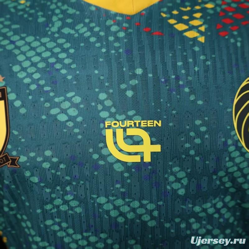 2026 Player Version Cameroon Green with Colorful Dot Pattern Jersey