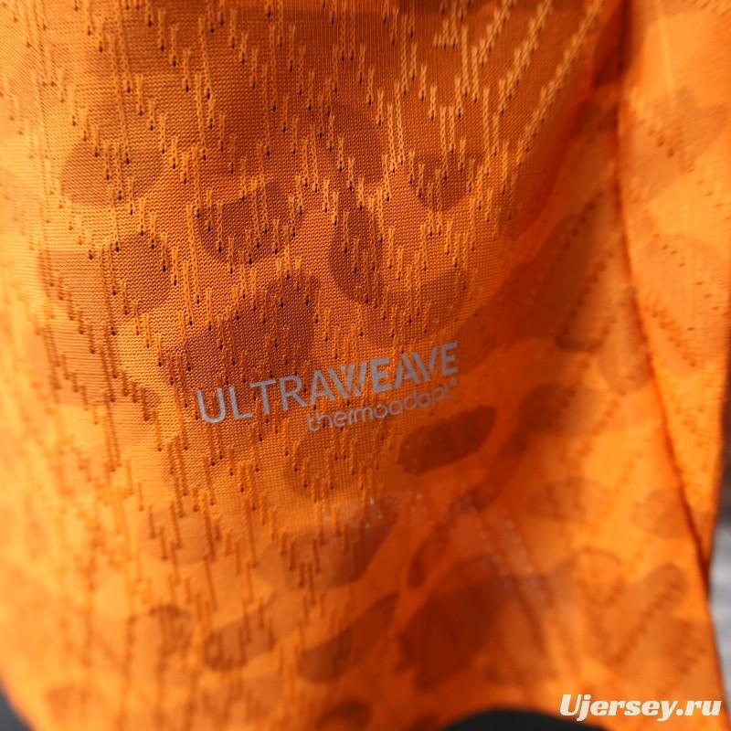 2026 Player Version Ivory Coast Orange with Leopard Pattern Jersey