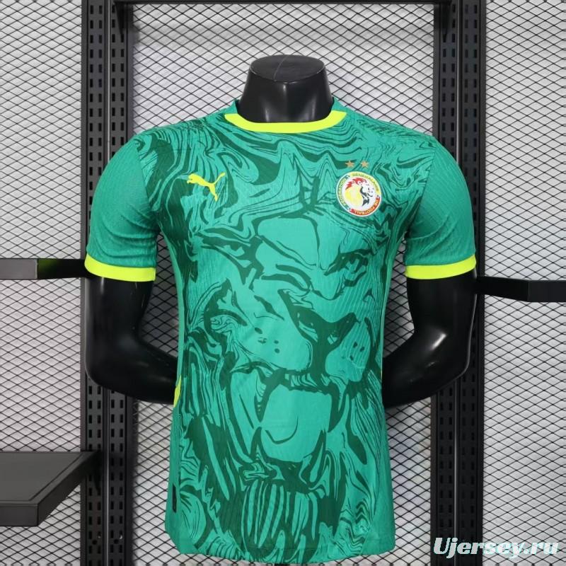 2026 Player Version Senegal Away Green Double Stars Edition Jersey