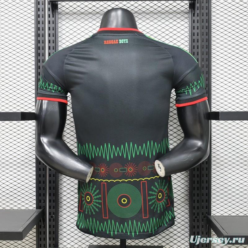 Player Version 2026 Jamaica Dark Grey Reggae Music Culture Special Edition Jersey
