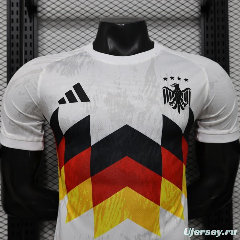 Player Version 2026 Germany White with Black Red Special Edition Jersey
