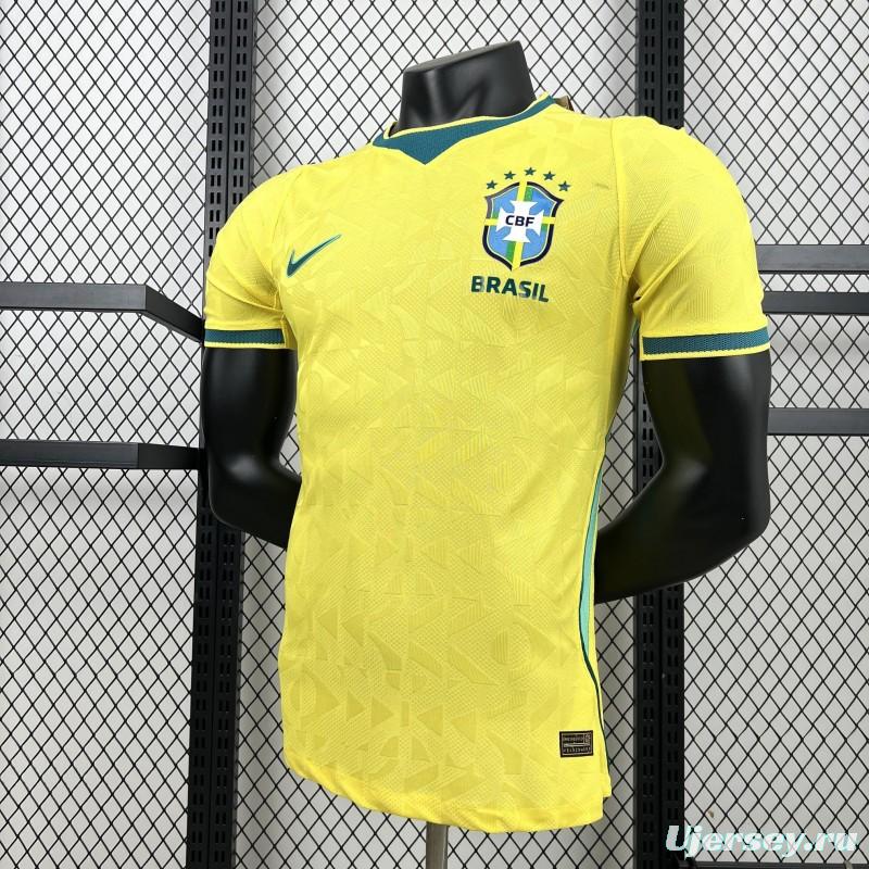 2026 Player Version Mens Brazil World Cup Home Jersey