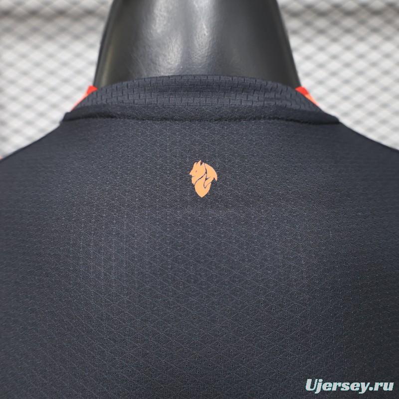 Player Version 26/27 AC Milan Away Navy Blue with Copper Orange Accents Jersey