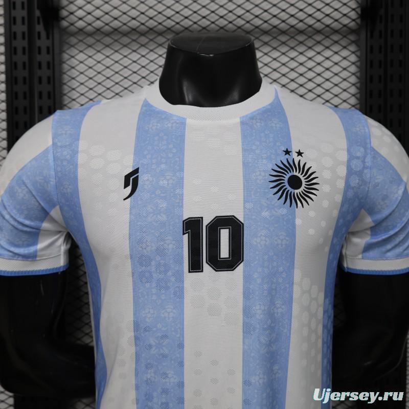 Player Version 2026 Argentina Home Light Blue & White Vertical Stripe Special Edition Jersey