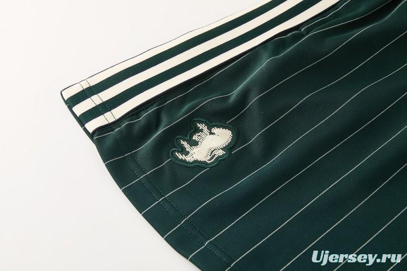 26/27 Juventus Navy Green Short Sleeve+Soccer Shorts