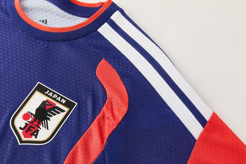 26/27 Japan  Blue  Short Sleeve+Soccer Shorts
